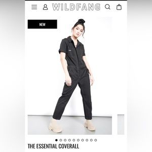 Wildfang essential coverall in black size small
